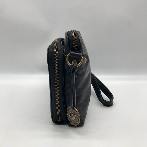 Minooy Black Leather Eirene Crossbody Bag - Picture 3 of 11